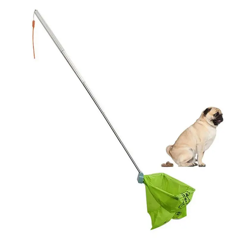 Dog Poop Catcher Pet Cleaning Tools Telescopic Pooper Scooper Dog Poop Scooper Foldable Dog Pee Catcher Urine Stick pet supplies