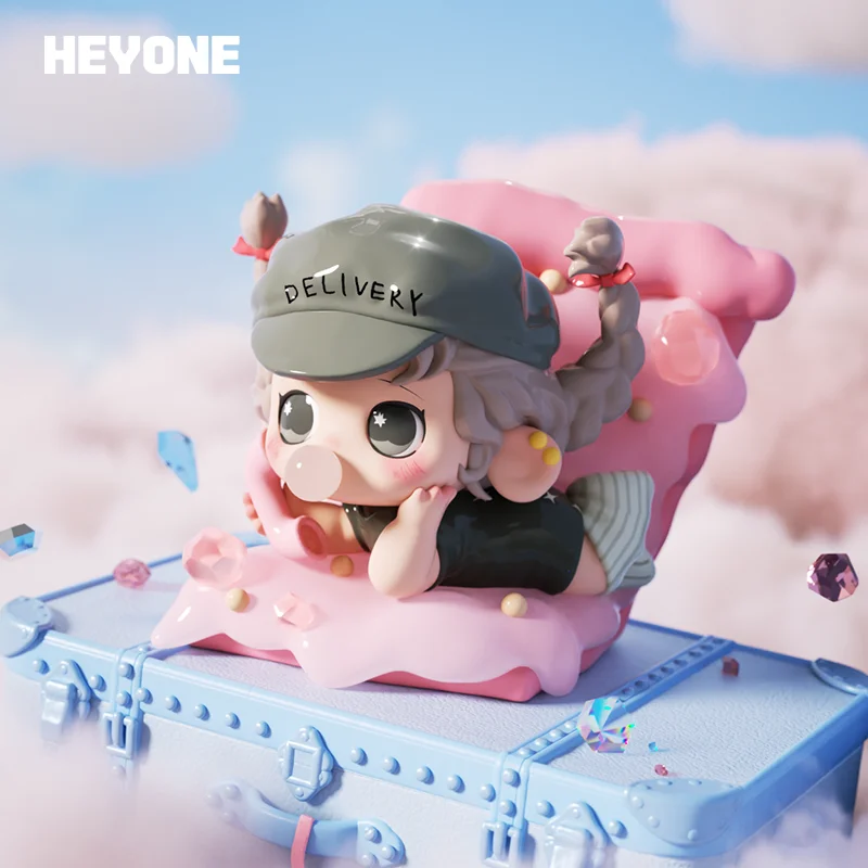 

Новый продукт в наличии Heyone Oona, розовая юбилейная серия, модная глухая коробка ручной работы, украшение для рабочего стола, праздничные подарки-сюрпризы для девочек