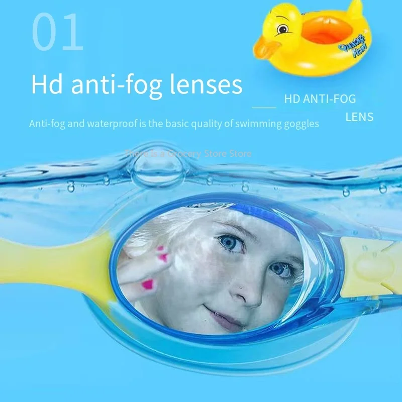 2026 New Upgrade Waterproof Anti Fog Swimming Goggles UV Children Professional Colored Lenses Kids Eyewear Swimming Glasses Eyew view 6