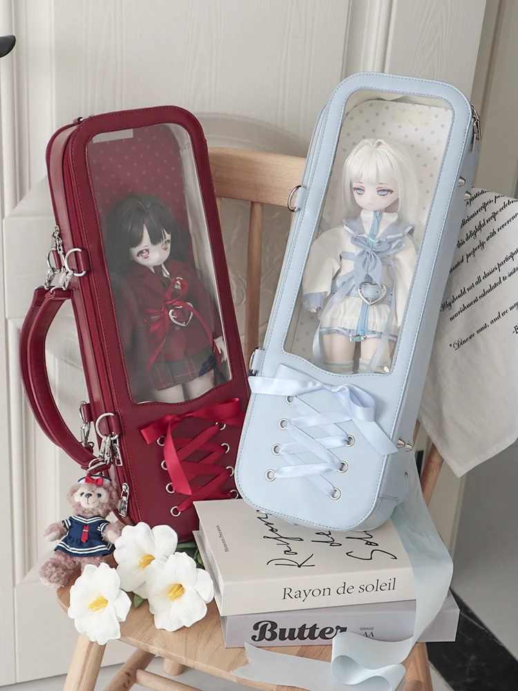 2025 New Original Y2k 4 Points Bjd Baby Doll Bag Anime Bar Millet Bag One Shoulder Messenger Bag Hand Held Y2k Itabag