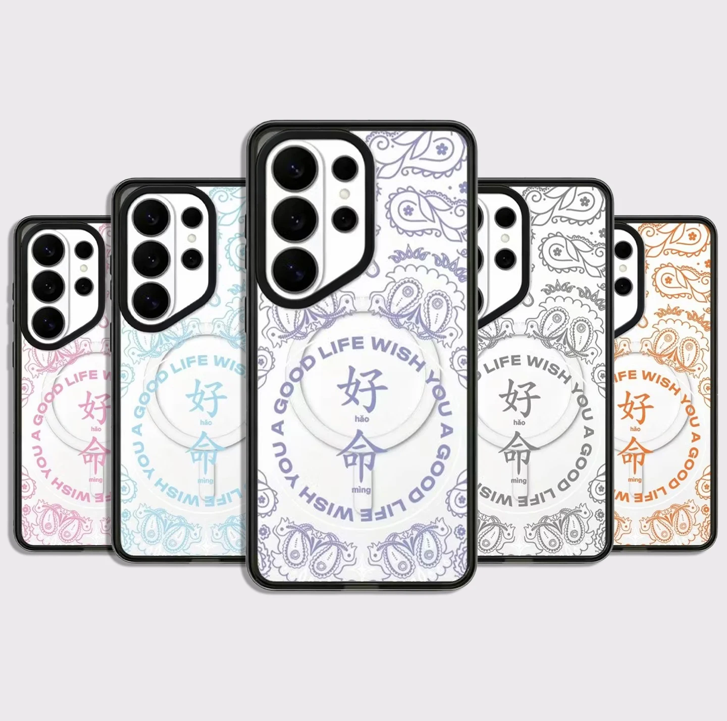 6072018 Acrylic Case for Samsung Galaxy S26 S25 S24 S23 Ultra S26U S24+ S25+ S26 Plus Protective Case