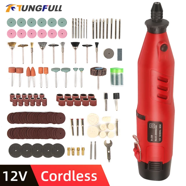 Cordless Drill 12v Battery Engraver Tool Lithium Mini Drill Machine Tools Drilling Machine Rechargeable Dremel Rotary Tool AliExpress