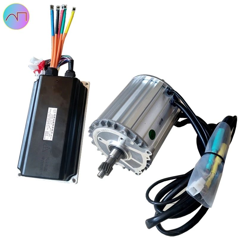 

2000W 60V 72V 4500Rpm Electric 3 Wheel 4 Wheel Motor Permanent Magnet Synchronous Sine Wave High Speed Motor with Controller