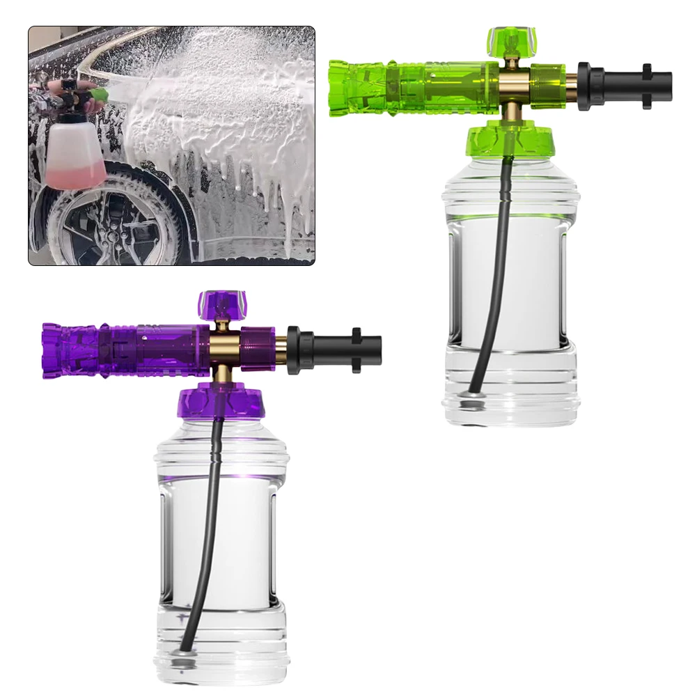 

Бутылка для пены, распылитель для автомойки, 14-дюймовый интерфейс, распылитель пены, контейнер емкостью 1 литр, рабочий датчик 4000 фунтов на квадратный дюйм, простой в использовании