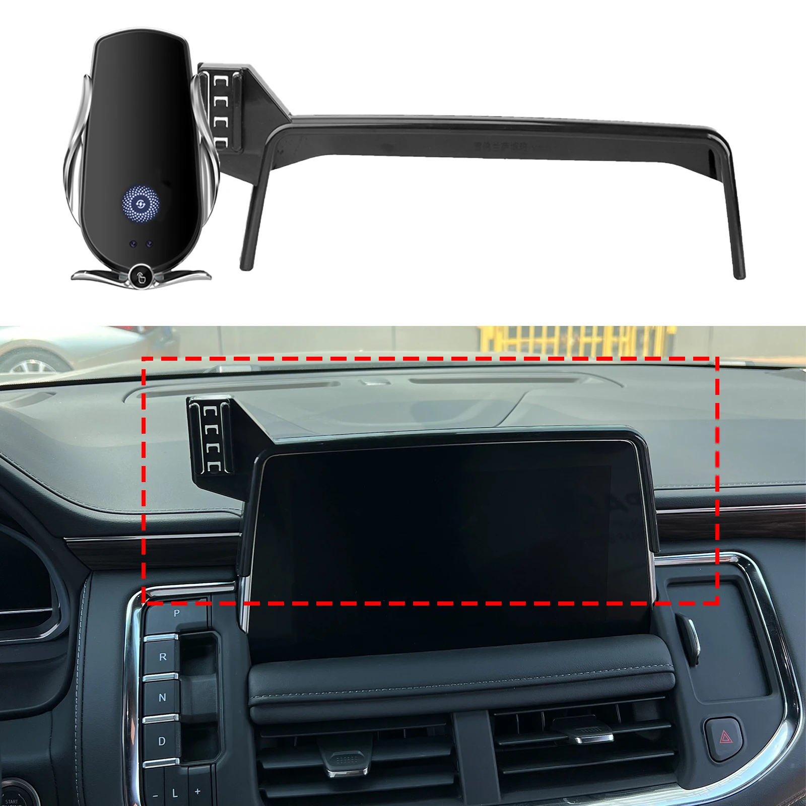 

fit for Chevrolet Suburban 2021 2022 2023 2024 Custom Fit Phone Holder Mount Dashboard Screen Base No Drill Car​​ accessoires