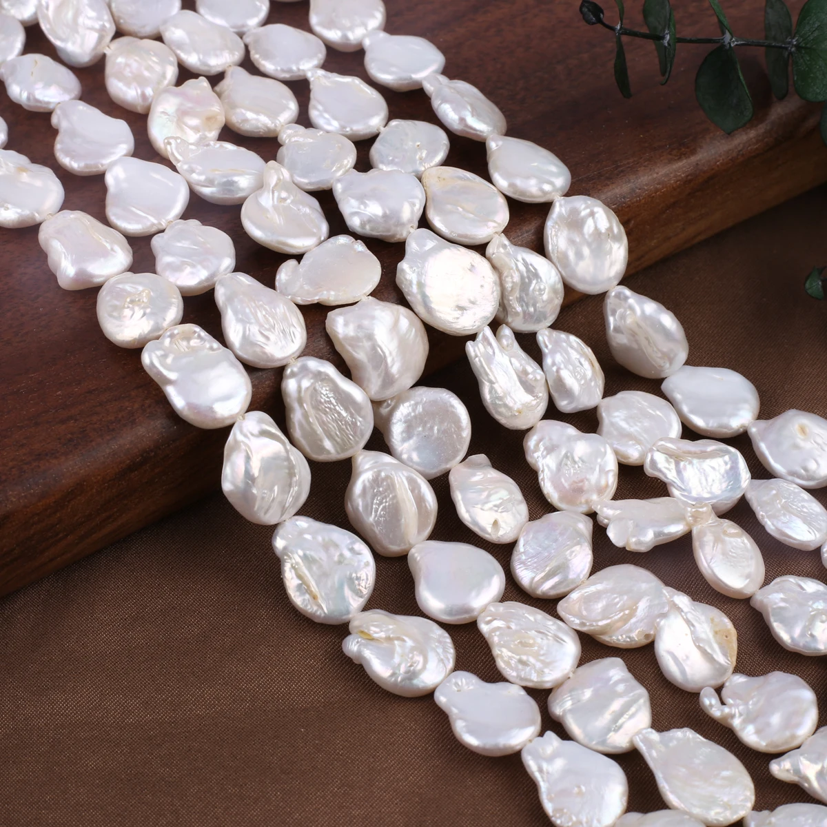 Irregular 100% Natural Freshwater Baroque Pearl Water Droplet Shape Beads 10x15mm DIY Necklace Earrings Bracelet Accessories