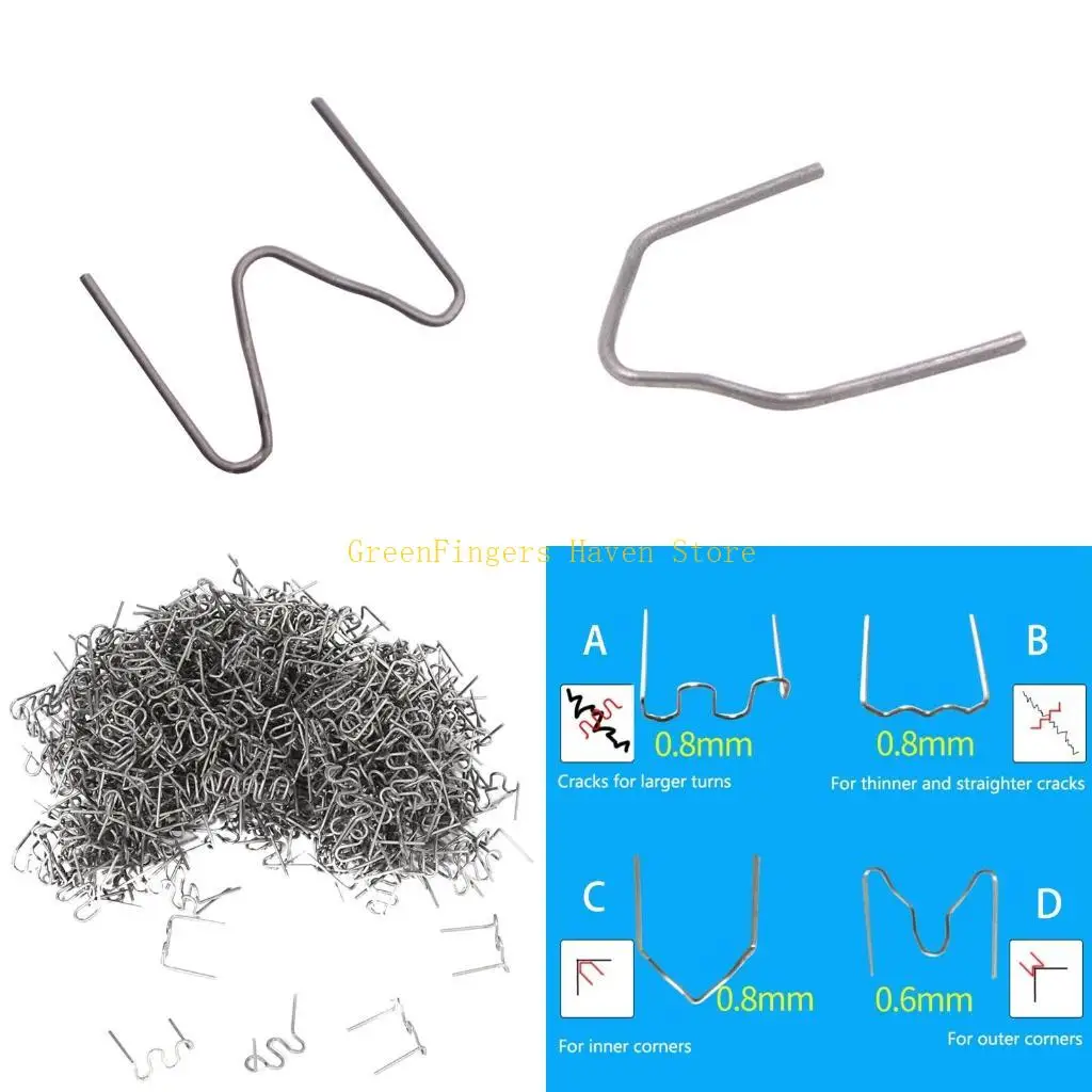 

F68D 500 штук 0,6 0,8 мм горячий продукт для ремонта пластиковых частей для ремонта волн автомобилей для основных автомобильных