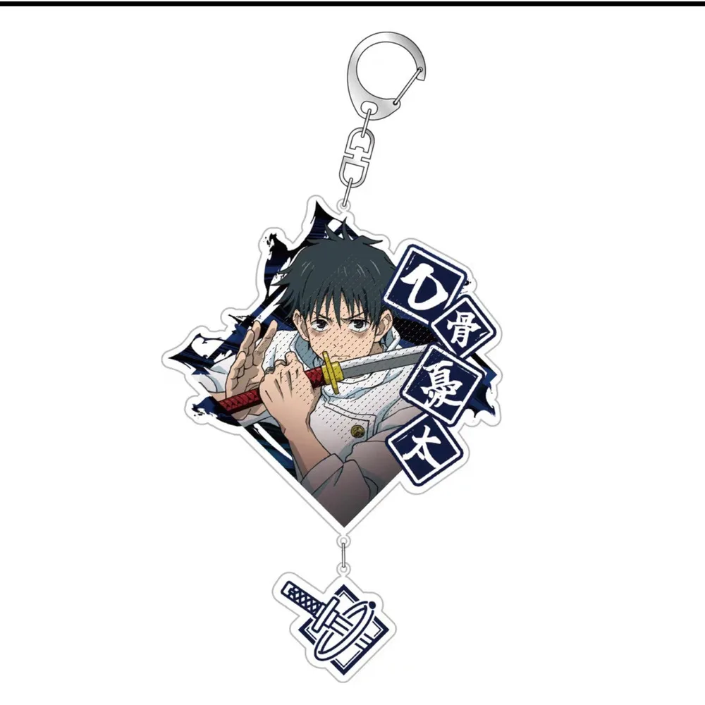 Game Gojo Satoru Anime Inumaki Geto Suguru Itadori Yuji Nobara Kugisaki Keychain Doll Acrylic Keyring Pendant For Gift