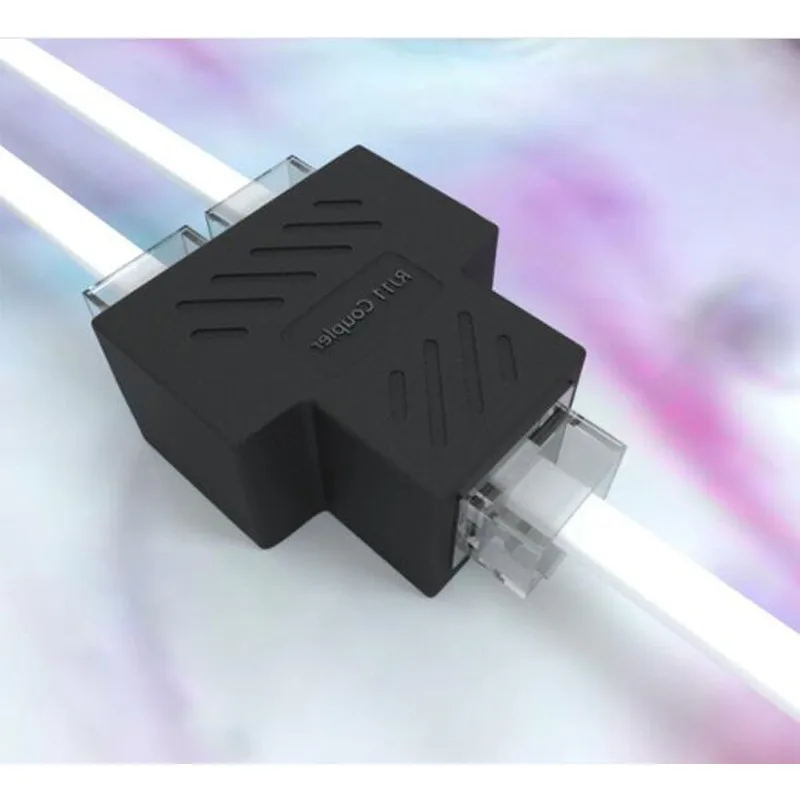 

1pcs RJ11 6P6C 6P4C 6P2C Female To Female 1 to 2 Splitter PCB Connection Telephone Cable Coupter