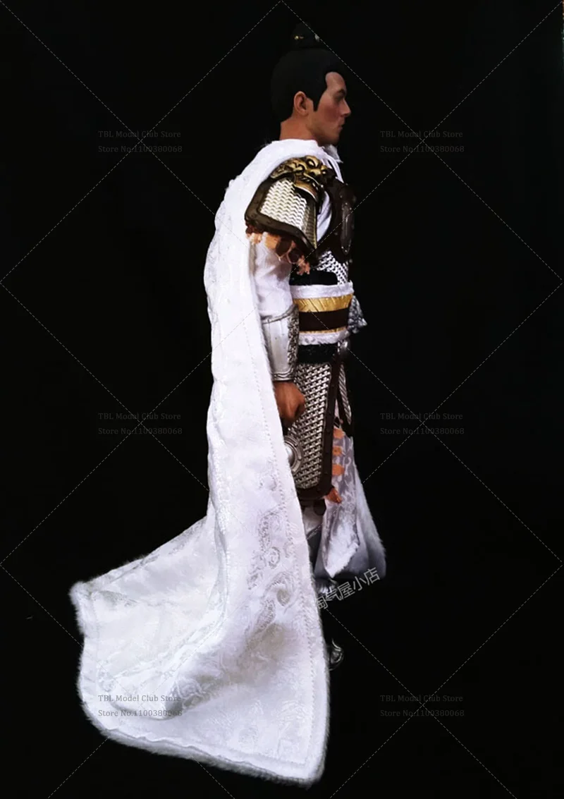 Roupas masculinas em escala 1/6, futuristas militares antigos, espadachim, capa de pelúcia grossa, manto de algodão para figura de ação de 12 polegadas, soldado