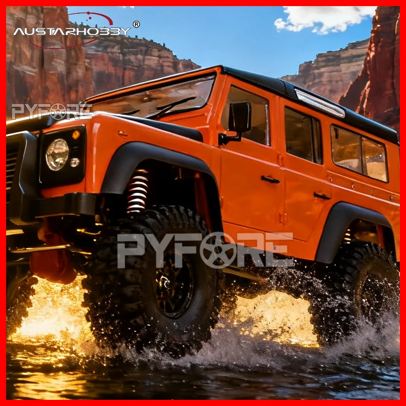 

AUSTARHOBBY AX8801 1/10 D110 Hard Shell RC Car - 4WD 4X4 RTR Off-Road Crawler Electric Remote Control Toy for Adults & Kids