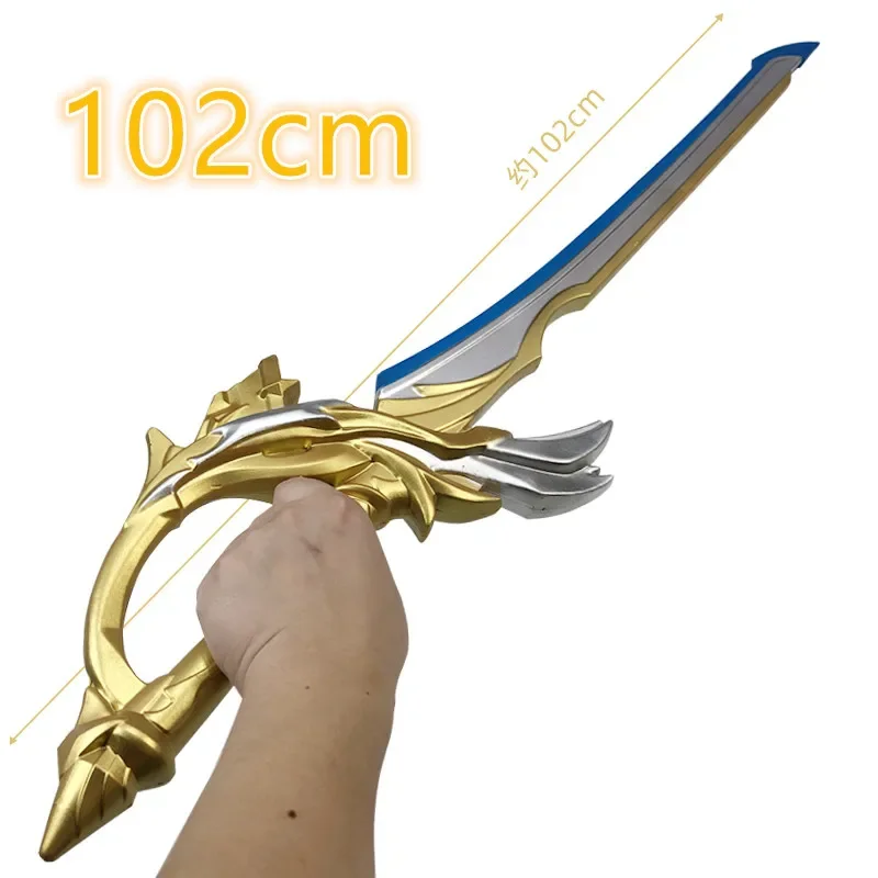 Raiden Shogun Katana Sword Game Genshin Impact Sword Beelzebul Musou Sword Cosplay Weapon Props Safety PU Role Gift