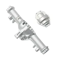 YIKONG CNC Aluminum Alloy Front Axle Box 12026 YK4082 Climbing Car Modification and Upgrade Op Accessories Silver