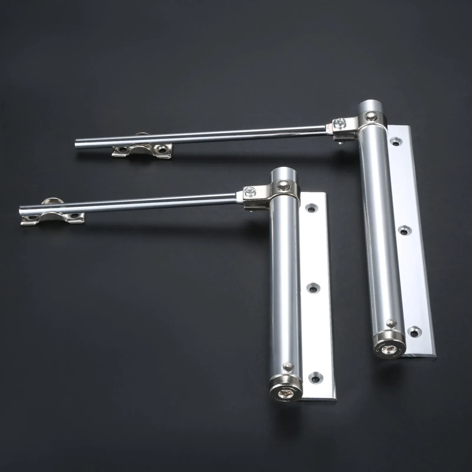 Door Closers Safety Single Spring Strength Adjustable Surface Mounted Aluminum Alloy Automatic Closing Fire Rated Door Hardware