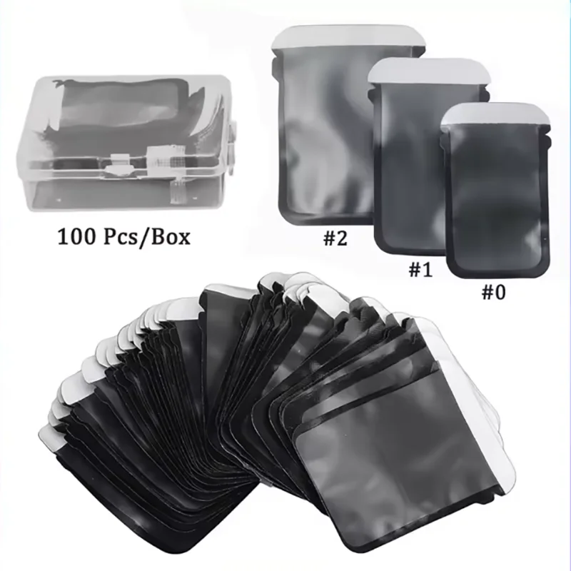 100pcs/box Dental X-ray Film Barrier Envelopes Dental Protective Bags Type 0#/1#/2# X-ray Film Bags Dentistry Materials Parts