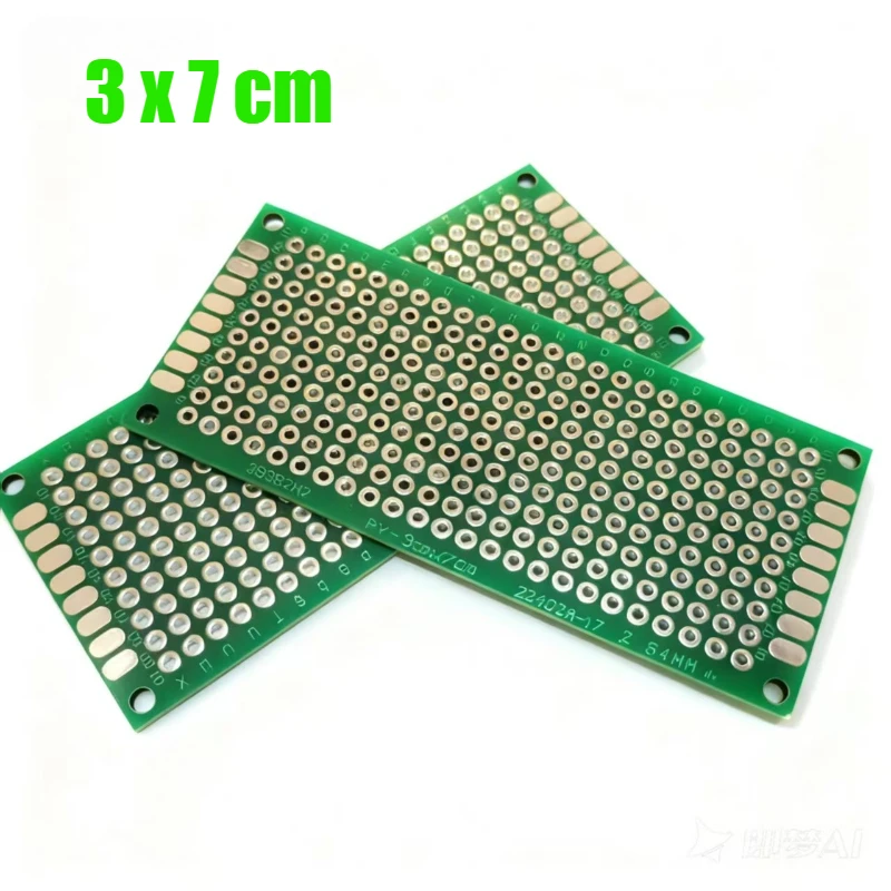 5PCS/10PCS 2x8 3x7 4x6 5x7 6x8 7x9 8x12 9x15cm Dubbelzijdig Koper Prototype board Universele Board Experimentele Ontwikkeling Plaat