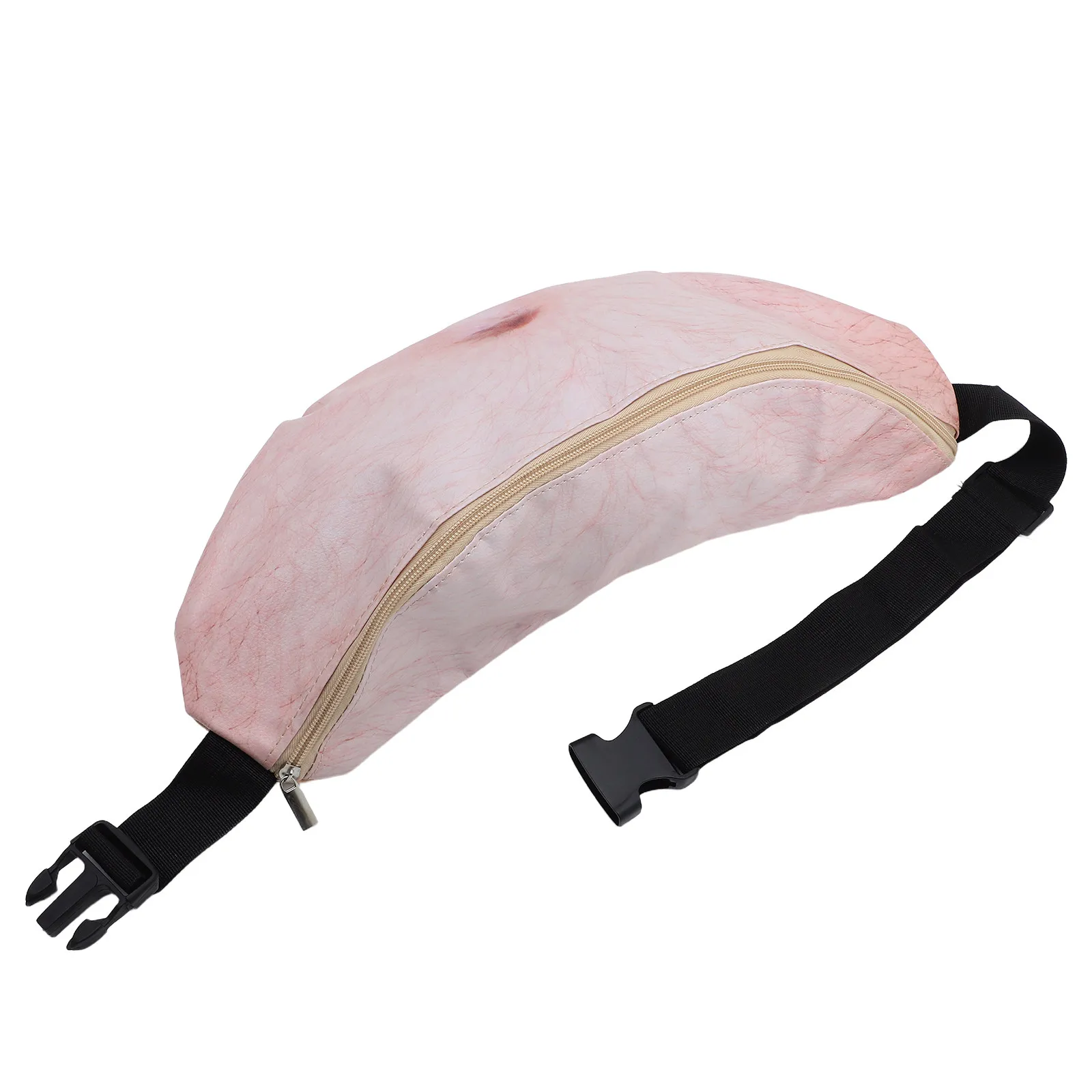 

Waist Bag Anti-Theft Belly Pattern Canvas PU Adjustable Strap Fanny Pack Travel Casual Money Holder Women Men