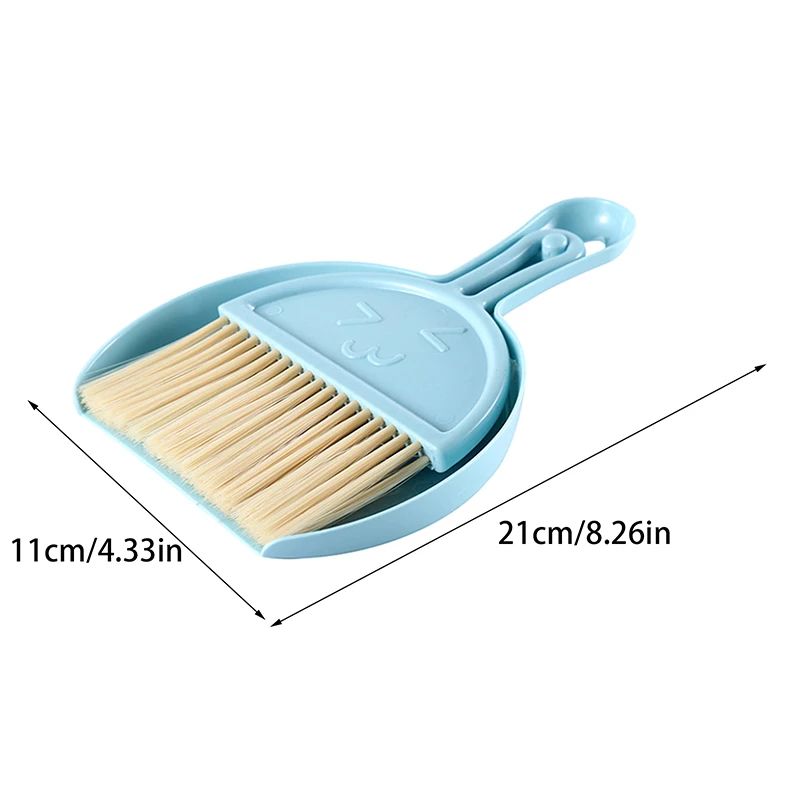 Mini Broom And Dustpan Set Broom Dustpan Brush Desktop Cleaning Garbage Shovel For Home Living Room Table Camping