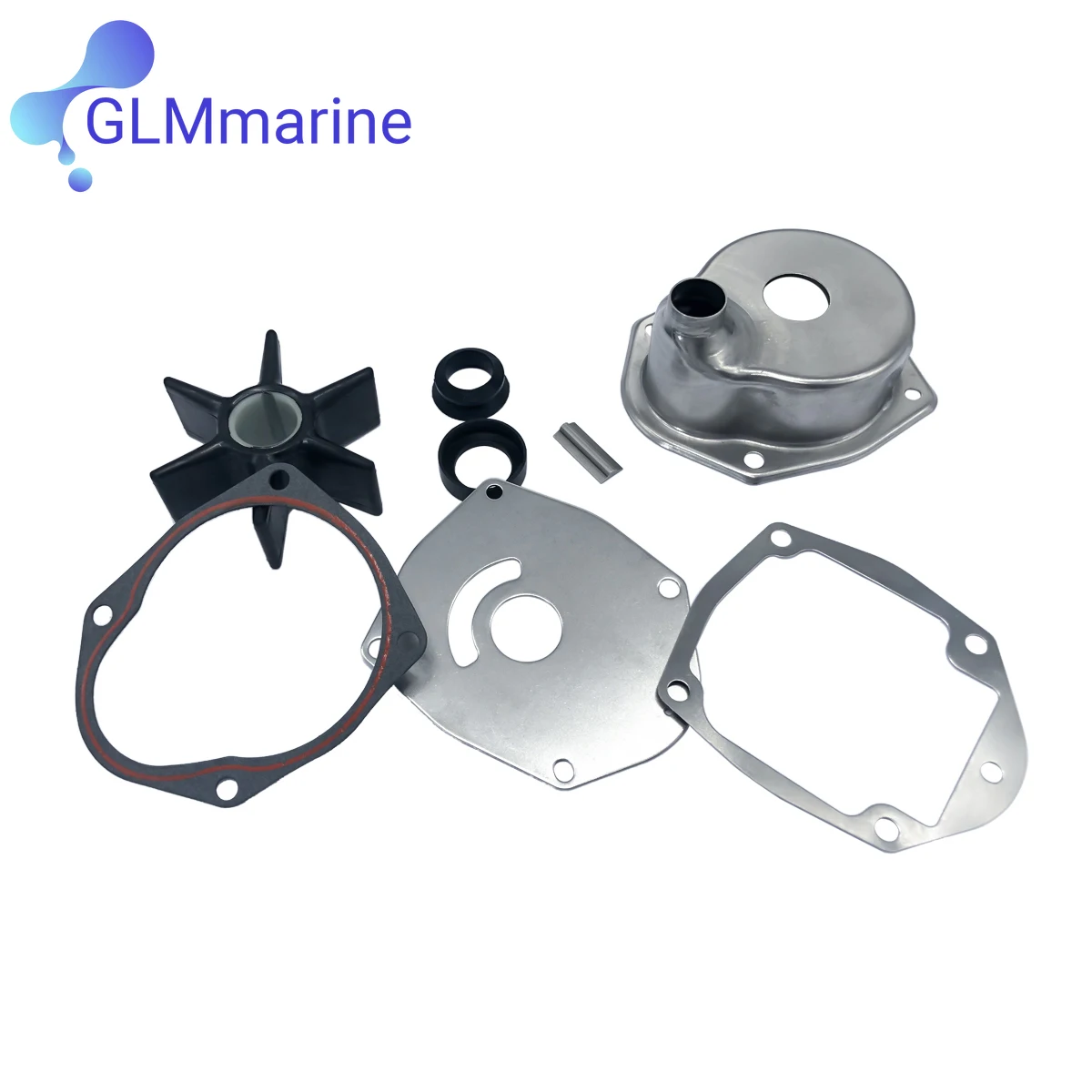 Water Pump Replacement Kit with Impeller for Mercruiser Alpha I Gen II Chrysler/Force/US Mercury Mariner 30-250 HP 8M0061040