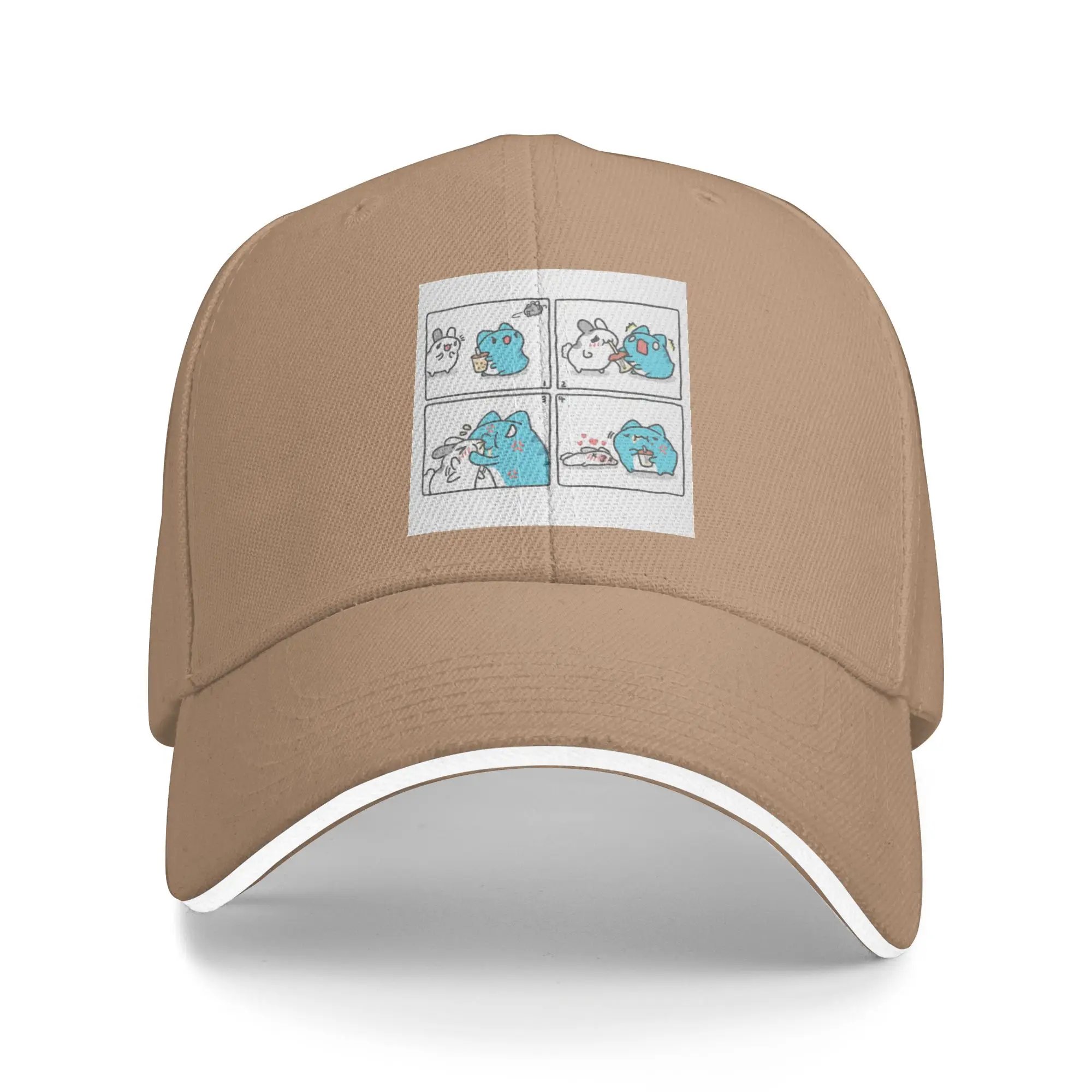 Hot Sale Bugcat Capoo 631 Baseball Cap  Classic Summer Woman Cap  Seaside Travel Summer Woman Cap