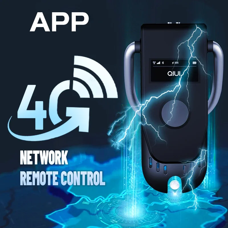 التطبيق الذكي 3.0 ترقية قفص العفة الذكور APP التحكم عن بعد صدمة كهربائية CB قفل 4G شبكة قفص القضيب الكبار الجنس لعب