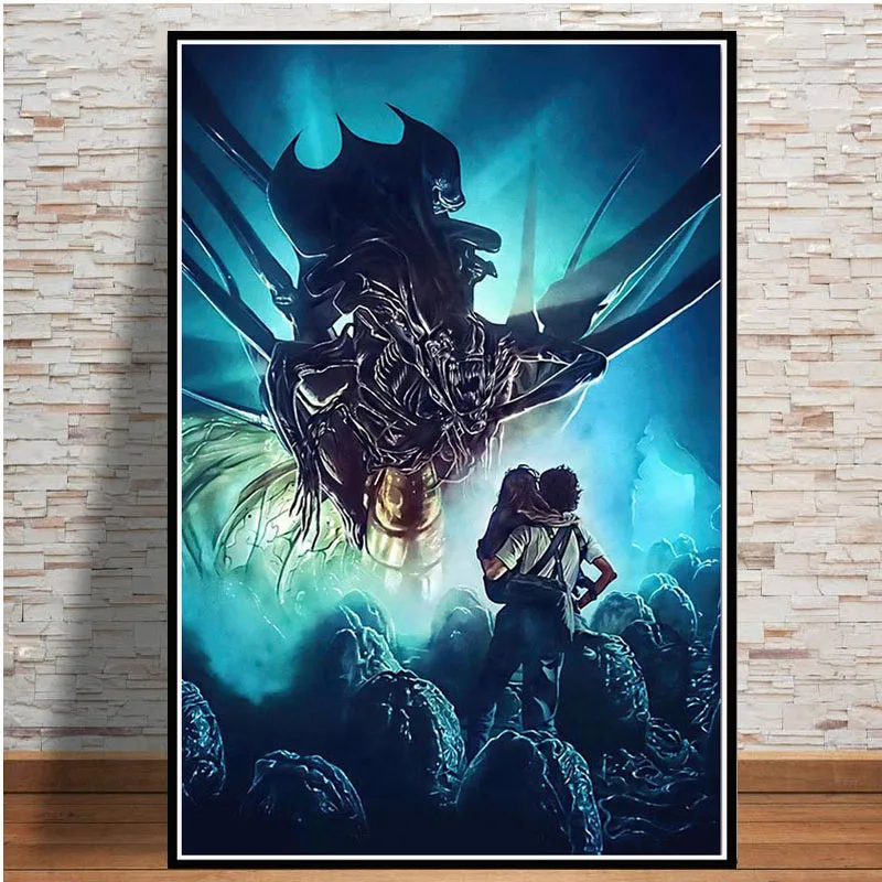 ALIEN 1979 Movie, Sci Fi Horror Movie, Print Art Canvas Poster,Living Room Decor, Home Wall Picture - Image 2