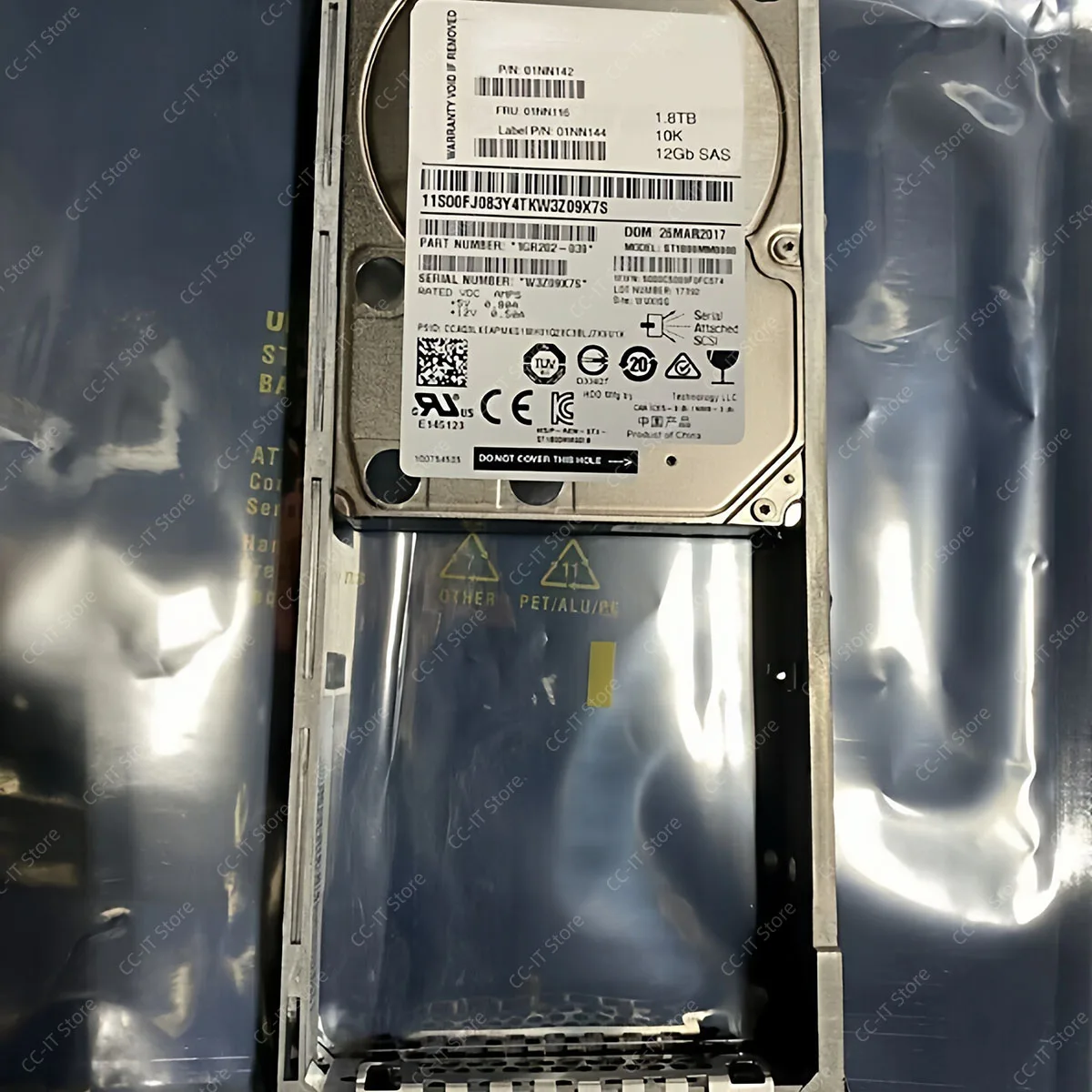 1.8TB 2.5'' 10K RPM 12Gb SAS Enterprise Hard Drive 01KN726 01NN142 01NN116 For V5030 Storage Array
