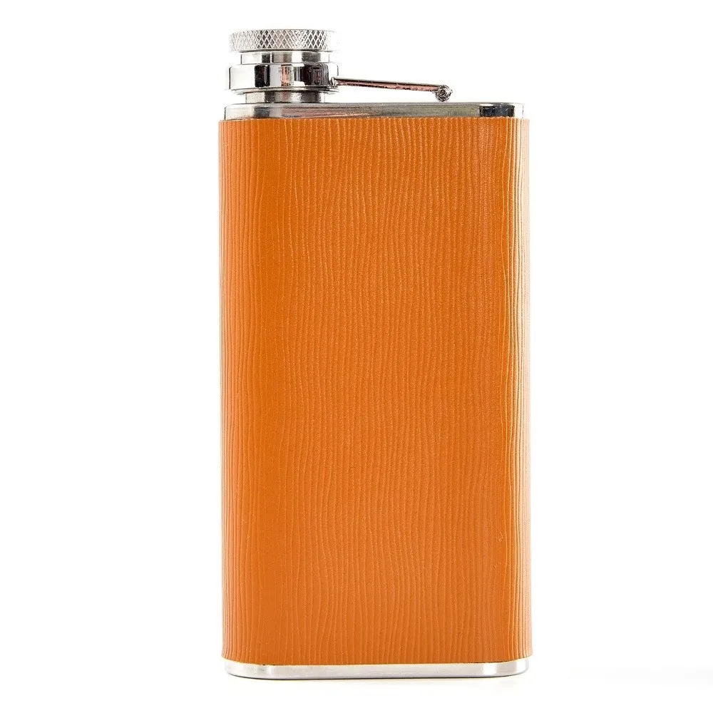

Portable 9oz Hip Flask Stainless Steel Leakproof Liquor Flask Container Convenient Wine Cup Outdoor