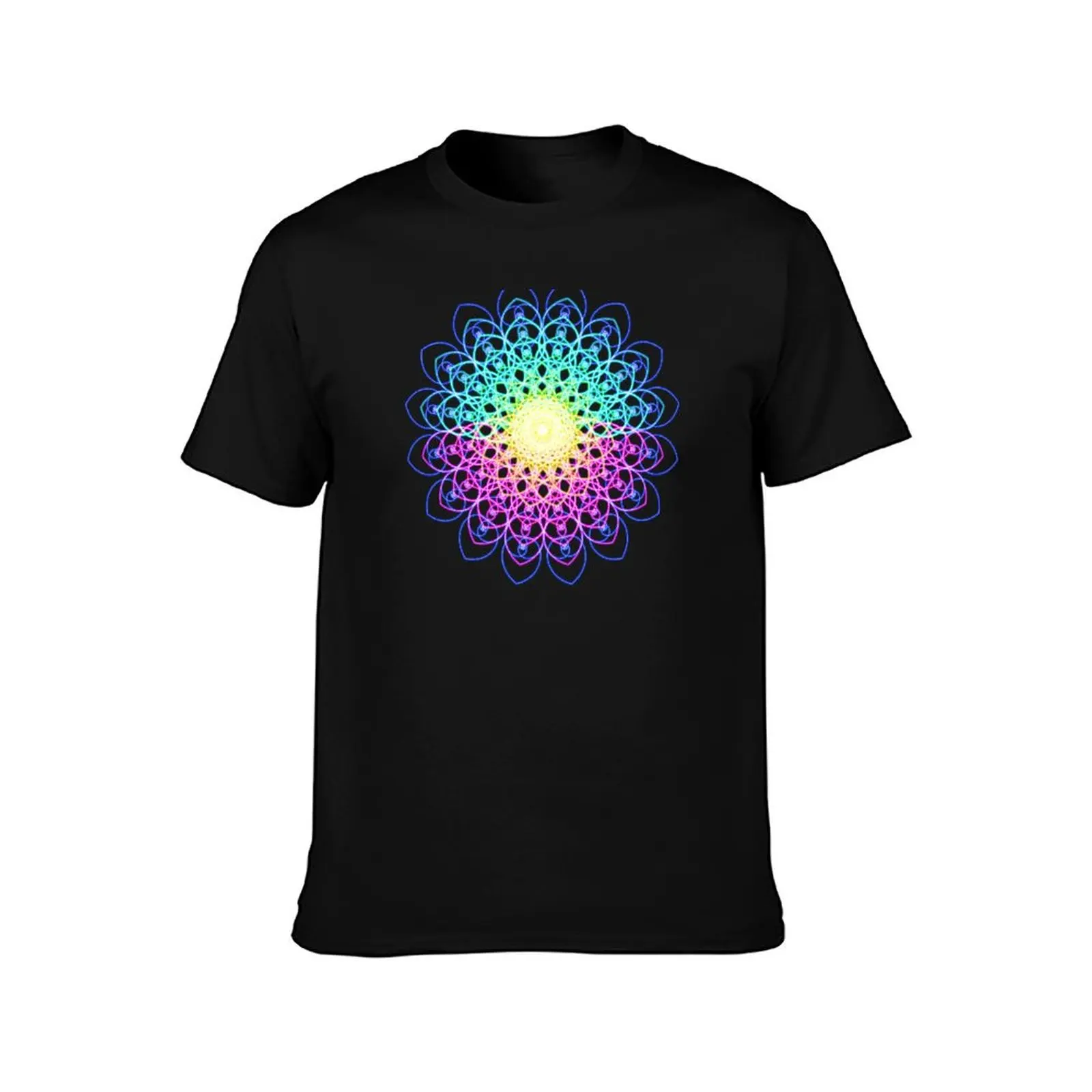 krysthl Spiral Octave flower T-Shirt graphic tee shirt baggy shirts plain funny t shirts men