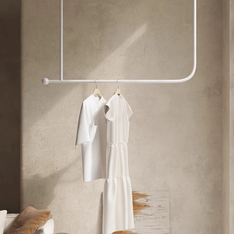 Wall Hanger Coat Rack Creative Simple Design Shop Coat Hat Rack Household Hanger Living Room Bedroom Hanging Clothes Drying Rack