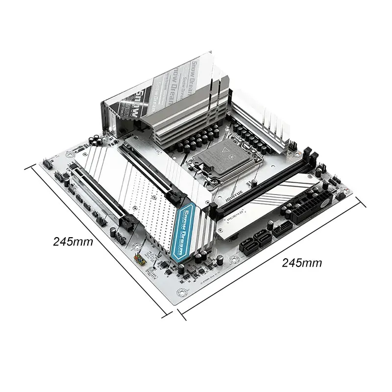 B760 M-ATX Motherboard DDR5 LGA1700 for 14th/13th/12th gen Core DDR5 dual channel 96GB B760M SNOW DREAM D5 New