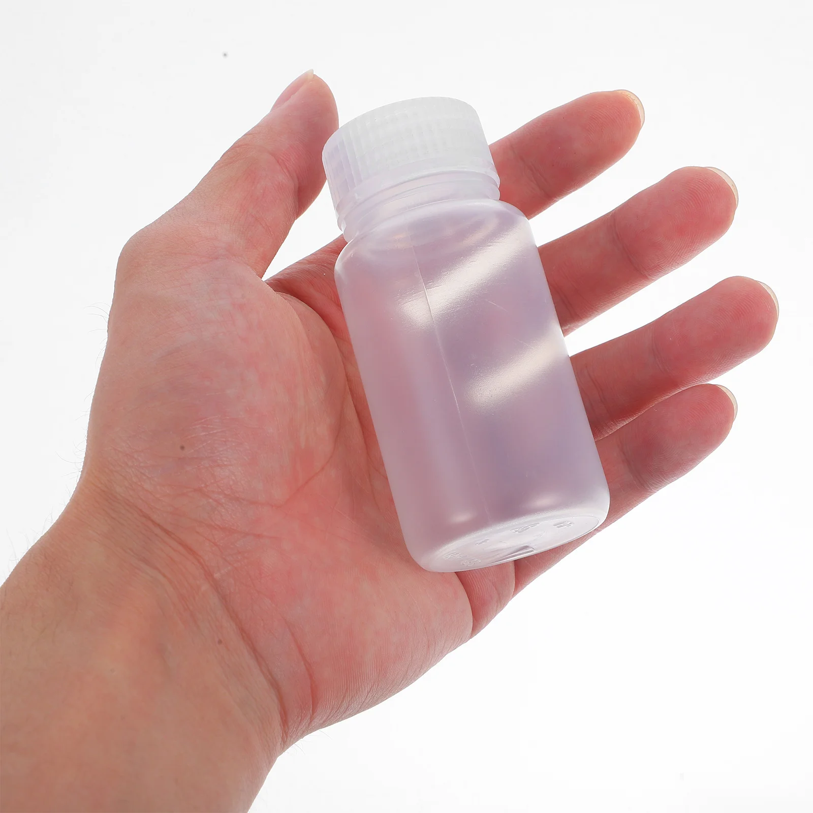 

6pcs Reagent 60Ml Laboratory Sample Bottles Transparent Pp Storage Containers Leak-Proof High Temperature Resistant Empty
