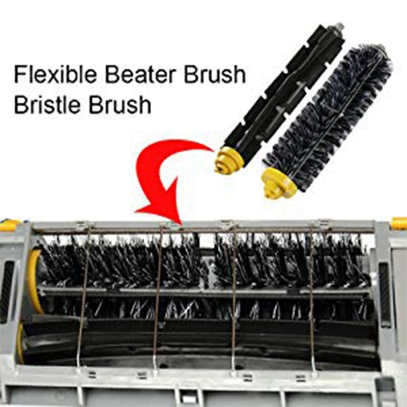 Brosse latérale principale et filtre Hepa pour aspirateur robot, Irobot Roomba, série 600, 692, 690, 680, 660, 651, 650, 620, 618, 610, 620