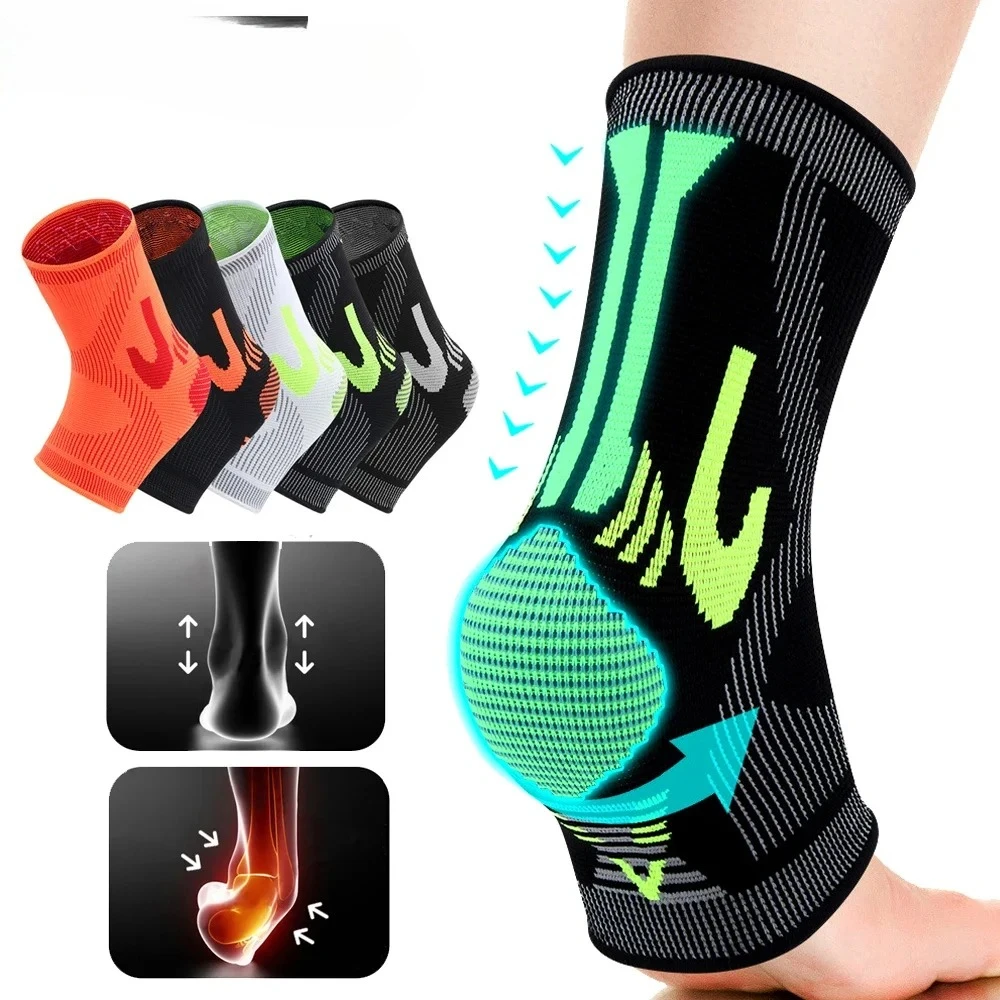 

1Pcs Sports Ankle Support Brace, Ankle Compression Sleeve, Foot Support Brace for Pain, Plantar Fasciitis Socks for Running