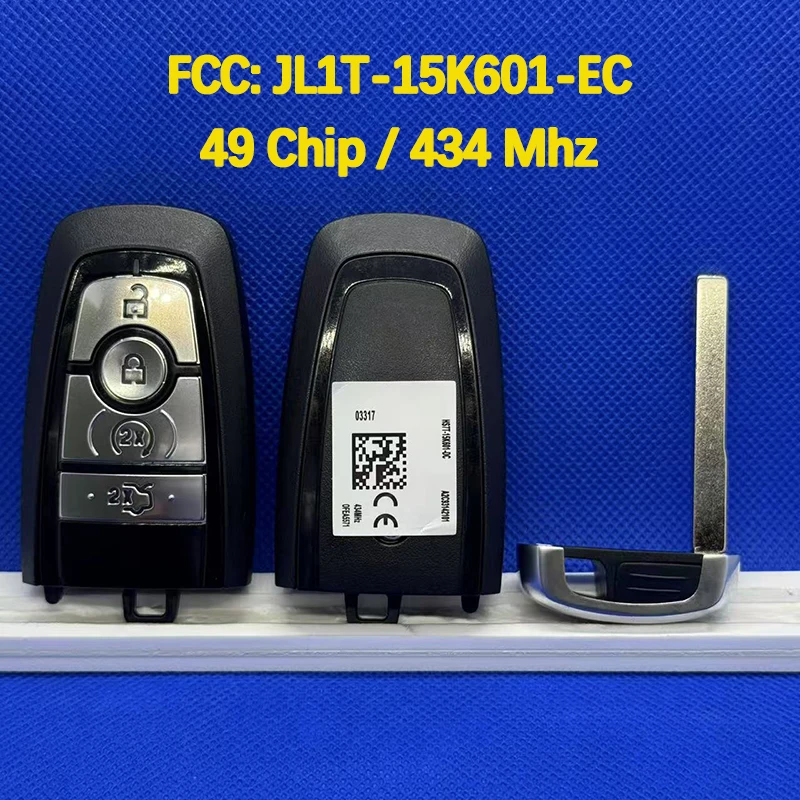 CN018098 Original 4 Buttons Smart Remote Control Key FCC JL1T-15K601-EC 49 Chip 434.2 MHz For Ford Explorer 2018-2022