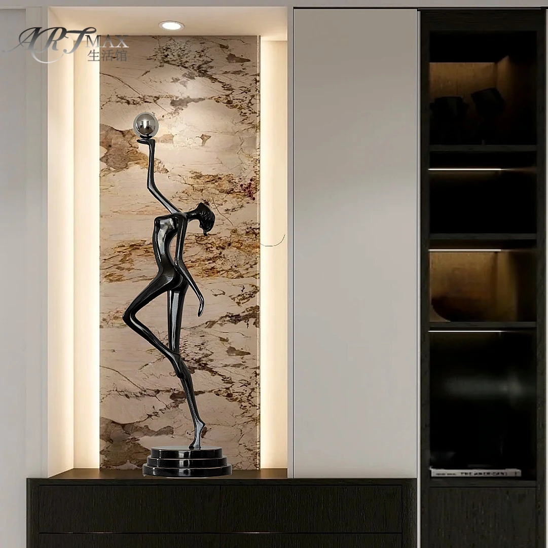 Abstract figure art sculpture ornament slender high-end sense niche light luxury high-end creative handicrafts home decor
