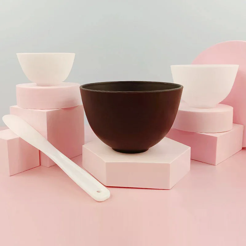 2/3/4/5 pezzi set viso per maschera ciotola di miscelazione ragazze kit di strumenti per la cura della pelle del viso donne forniture di bellezza trucco