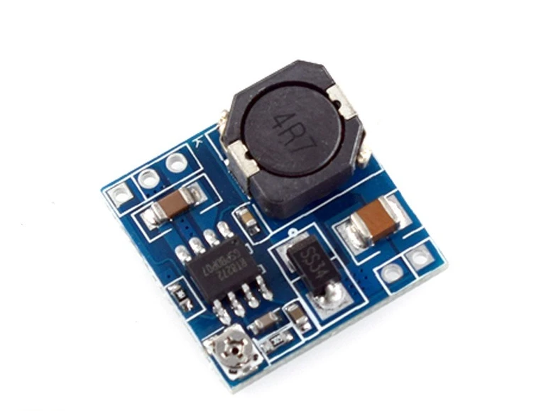 Mini BUCK DC-DC Step Down Adjustable Power Module, 4.75-24V Input 0.95-15V Output 3A, High Efficiency 95% Regulator