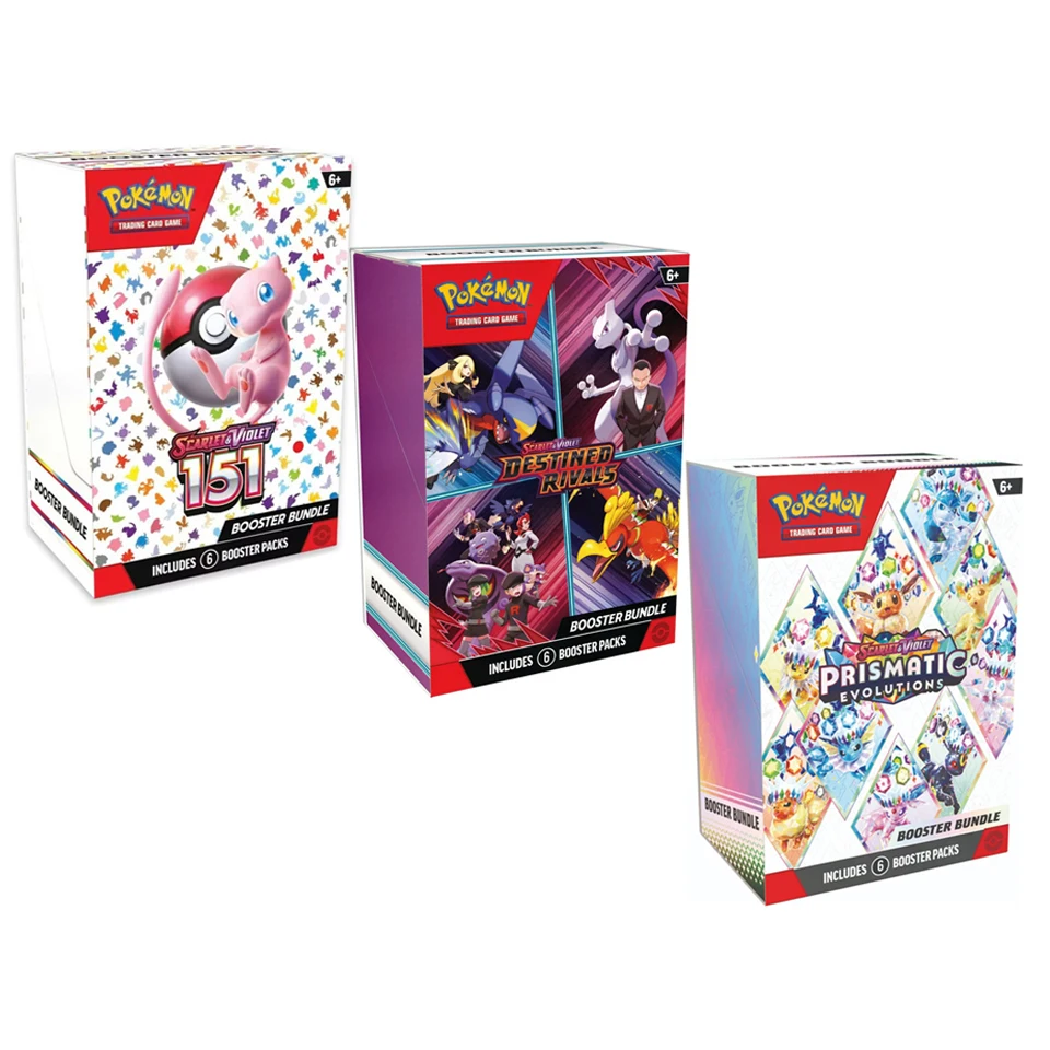 

В НАЛИЧИИ! Набор из 60 бустеров Pokemon Card V10: Destined Rivals, Prismatic Evolutions, Scarlet Violet 151 (английская версия)
