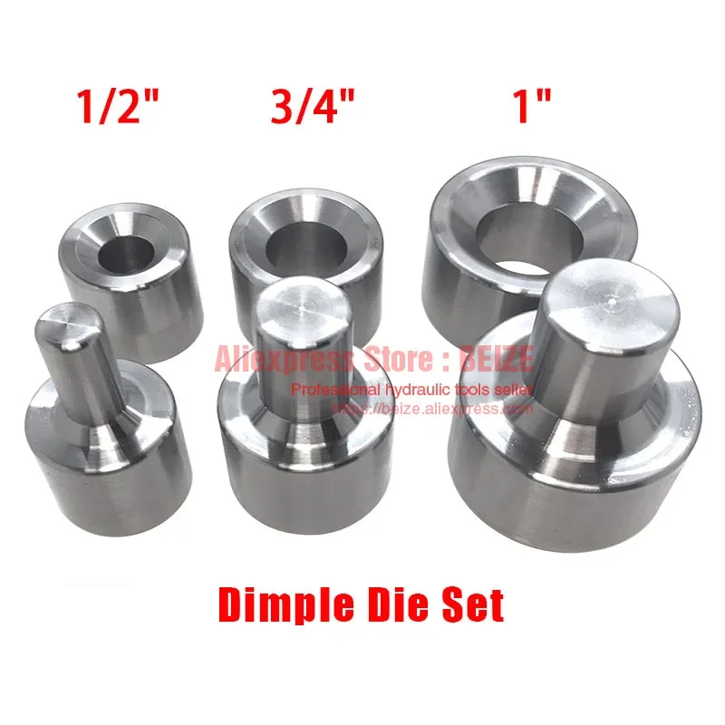 3 Piece Dimple Die Set 1/2