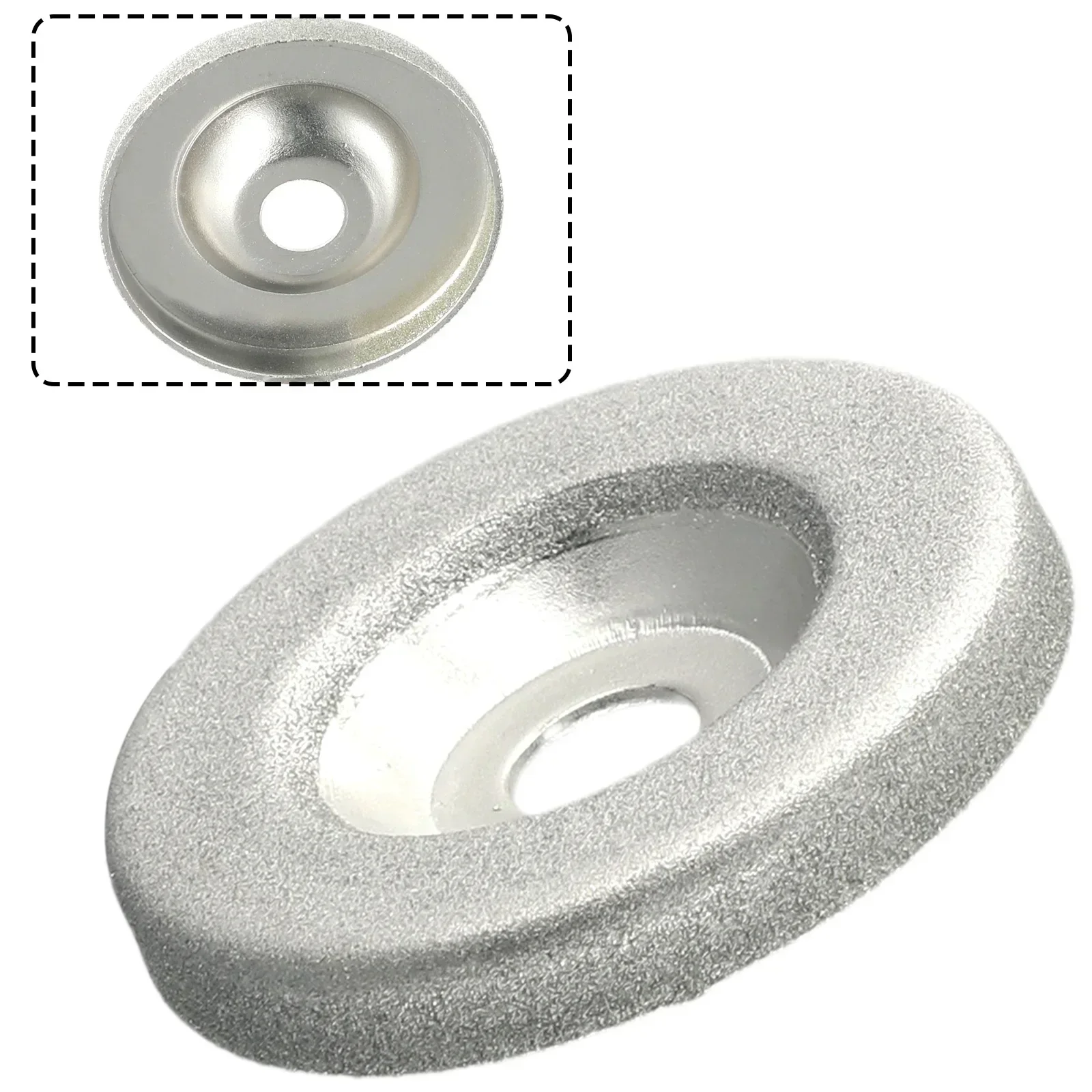 50mm 2-Inch Diamond Grinding Wheel 180 Grit Circle Grinder Disc 10mm Hole Stone Sharpener Angle Cutting Wheel Sharpener Trimming