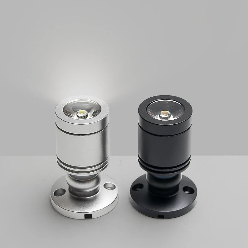 USB DC5V Mini LED Spotlight 3W Adjustable Jewelry Cabinet Showcase Counter Lamp Surface Mounted Ceiling Spot Light With Switch