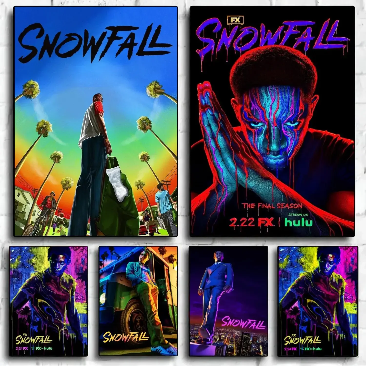 Snowfall Poster Aesthetic Canvas Painting Wall Art Pictures Club Home Decor Room Decoration Fanatical Gifts