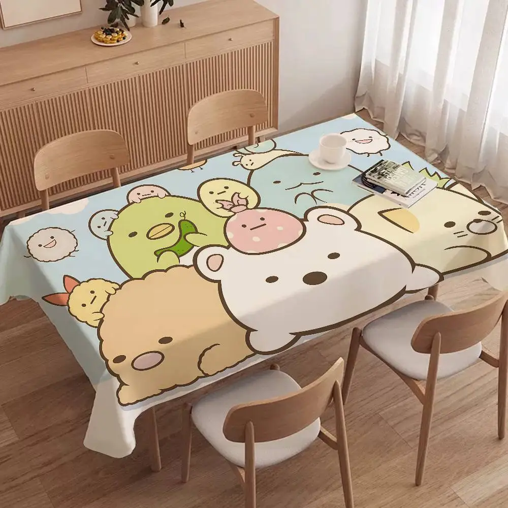 Sumikko Gurashi Tablecloth Home Dinner Party Table Cover Wedding Banquet Outdoor Party Cover Hotel Decoration Tablecloths
