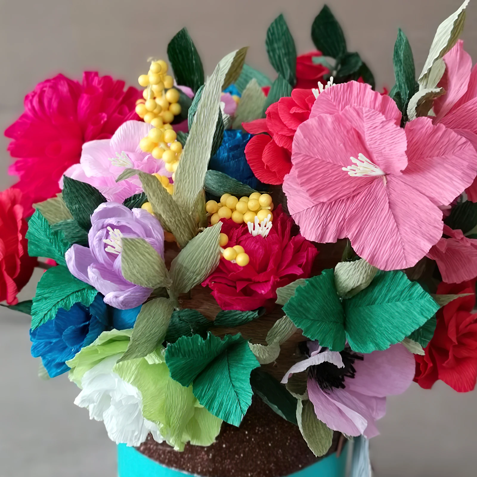 

400pcs /Set Artificial Pearl Double-Ended Floral Buds For Flower Making Craft Diy Decoration Stamens For Flower Making Floral