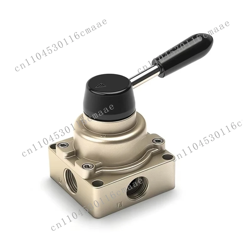 Pneumatic Manual Valve Manual Switch HV-02/03/04 Cylinder Directional Control Valve One Inlet and Two Outlet Plate Valves