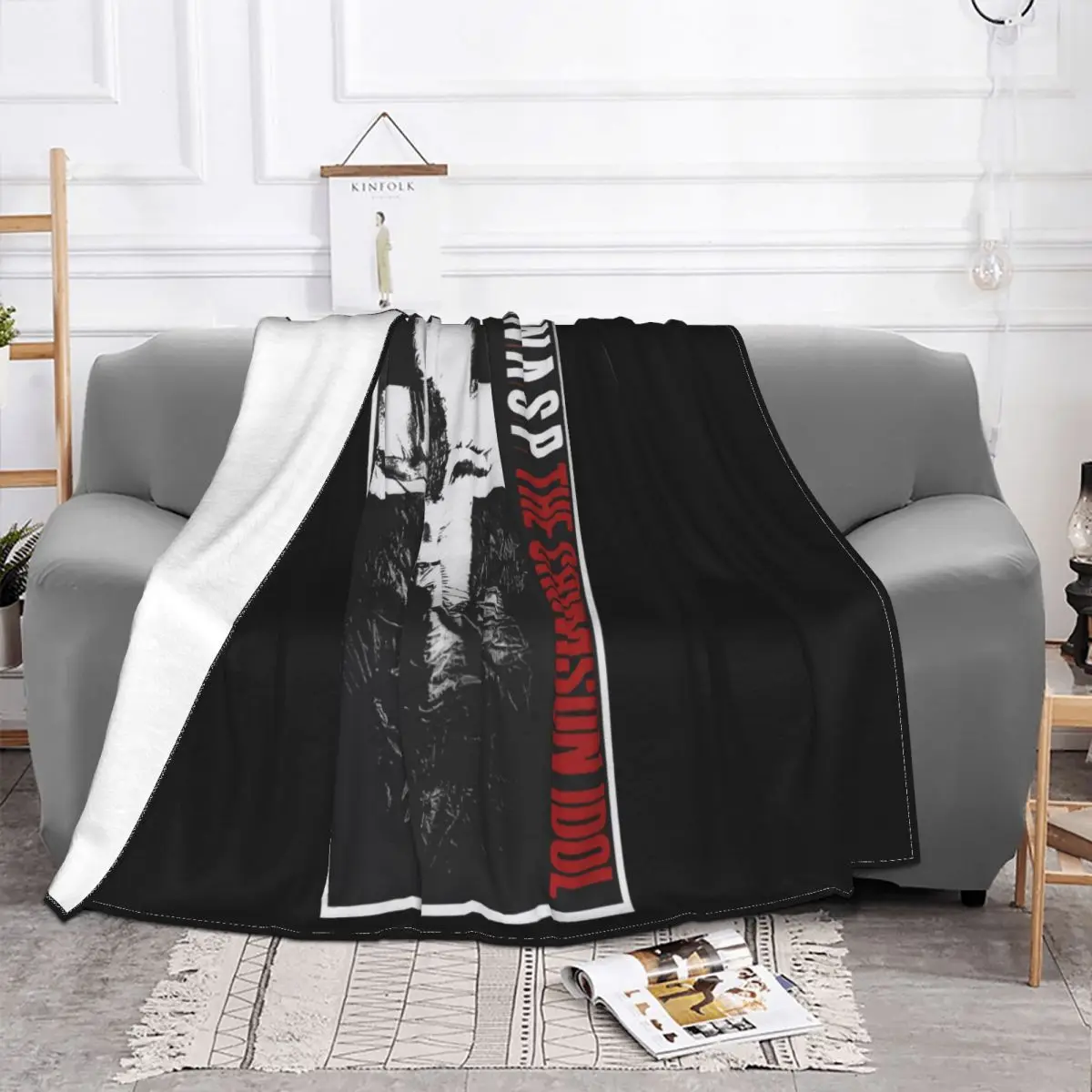 W A S P The Crimson Idol Heavy Metal Judas Priest Sizes S To 7Xl Creative Design Graphic Letter Man Throw Blanket