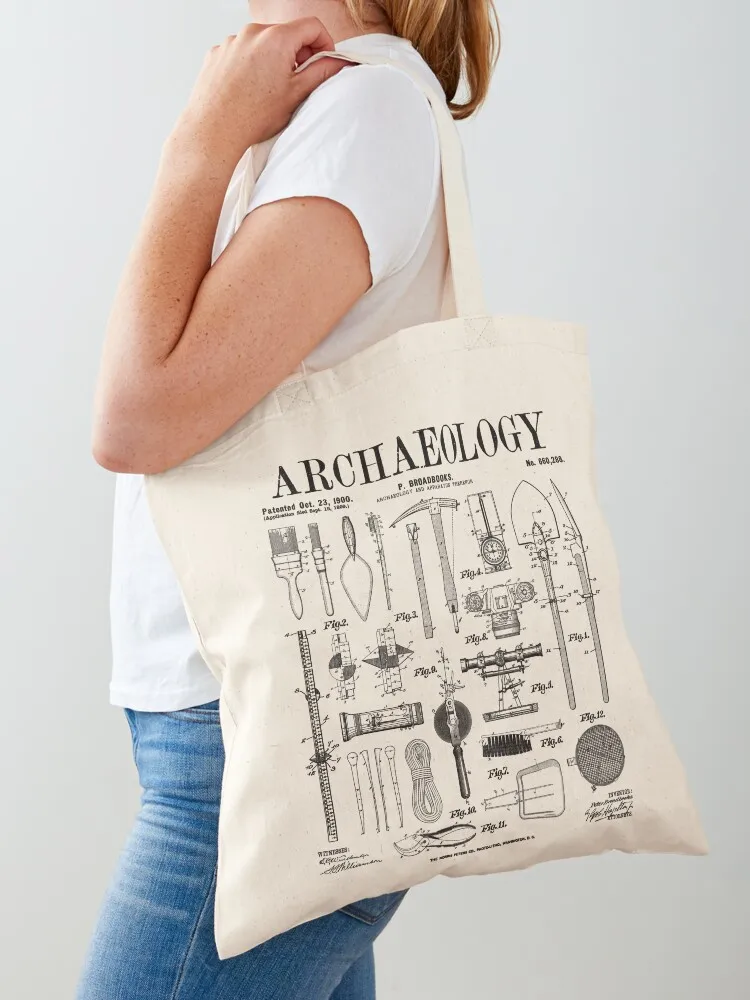 

Archaeologist Archaeology Student Field Kit Vintage Patent Tote Bag Candy bags Gift bags personalized tote bag