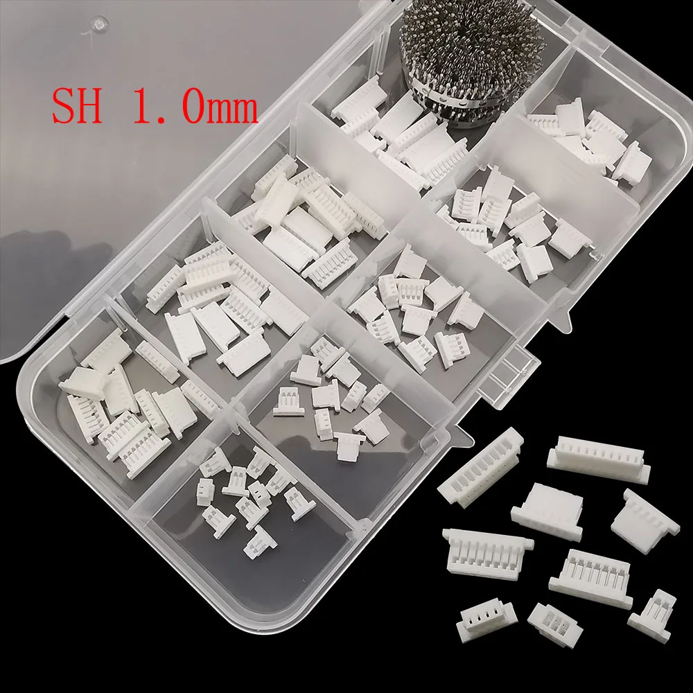 1 صندوق JST SH 1.0 مللي متر/1.25 مللي متر/GH 1.25/ZH 1.5 مللي متر الملعب 2 3 4 5 6 7 8 9 10 دبوس أنثى الإسكان دبوس رأس العقص موصل طرفي