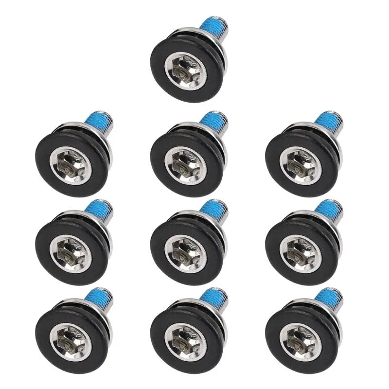 

10 шт./Установка 8 -миллиметровых шестнадцатеричных шестнадцатеричных болтов велосипедные винты для квадратных отверстий для